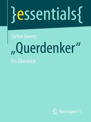 cover image of "Querdenker"